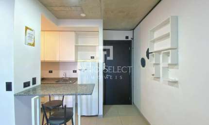 Studio, Sacada com Churrasqueira, 01 vaga de garagem - Rebouças, Curitiba PR