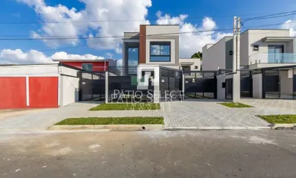 Sobrado a venda com 3 quartos no bairro uberaba, curitiba - pr