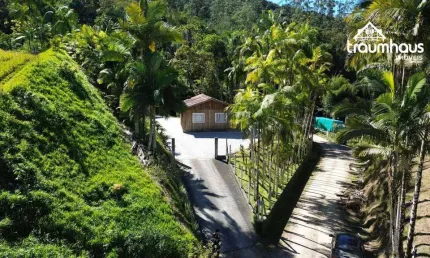 Sítio com 2 dormitórios à venda, 22503 m² por r$ 720.000,00 - guabiruba sul - guabiruba/sc
