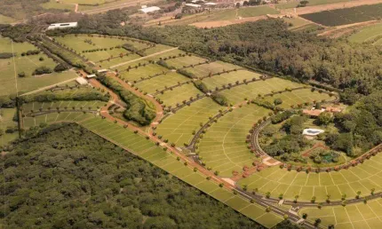 Terreno à venda em jaguariúna, nucleo santa barbara, com 438.17 m², reserva santa izabel