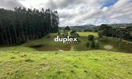 Terreno com 3 hectares com lago em frente ao br 282 em rancho queimado