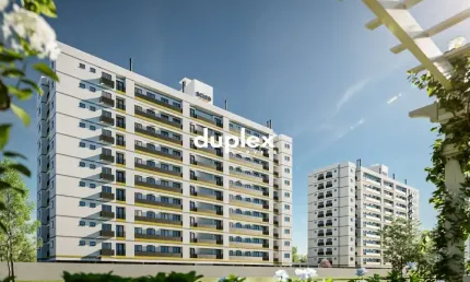Apartamento 2 dormitórios com sacada e 1 vaga em areias, parcelado em 36x