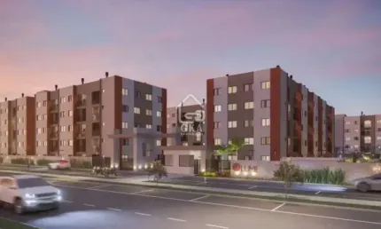 Apartamento com 2 quartos à venda na Rua Tibúrcio G. de Oliveira, Atuba, Pinhais, 44 m2 por R$ 284.900