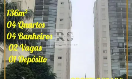 Apartamento 4 quartos para venda em são paulo, parque da vila prudente, 4 dormitórios, 2 suítes, 4 banheiros, 2 vagas