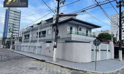 Sobrado à venda, 125 m² por R$ 540.000,00 - Aviação - Praia Grande/SP