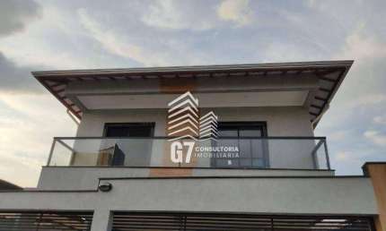 Casa em condomínio na com 2 dormitórios, 1 vaga e espaço gourmet à venda, 60 m² por R$ 280.000 - Antártica - Praia Grande/SP