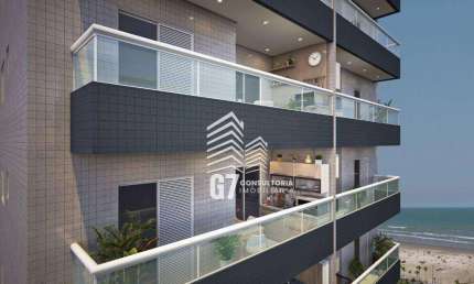 Apartamento com 2 dormitórios à venda, 58 m² por R$ 524.700,00 - Guilhermina - Praia Grande/SP