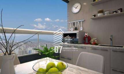 Apartamento com 1 dormitório à venda, 38 m² por R$ 358.500,00 - Guilhermina - Praia Grande/SP