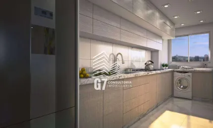 Apartamento com 2 dormitórios à venda, 58 m² por r$ 522.700,00 - vila guilhermina - praia grande/sp