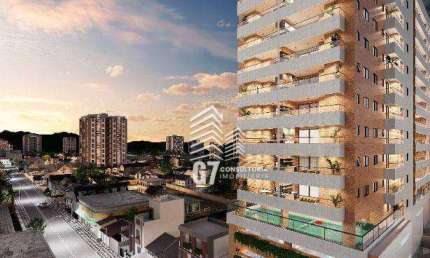 Apartamento com 3 dormitórios à venda, 105 m² por R$ 845.000,00 - Boqueirão - Praia Grande/SP