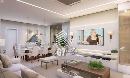 Apartamento com 3 dormitórios à venda, 149 m² por R$ 1.874.323,80 - Canto do Forte - Praia Grande/SP