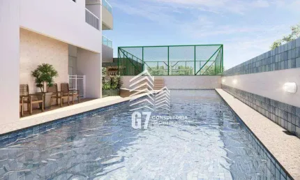 Apartamento com 2 dormitórios à venda, 81 m² por r$ 672.918 - aviação - praia grande/sp