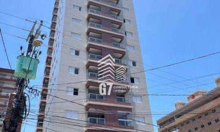 Apartamento com 1 dormitório à venda, 43 m² por R$ 365.000 - Aviação - Praia Grande/SP