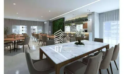 Apartamento com 2 dorm - área de lazer completissima - em praia grande - aviação