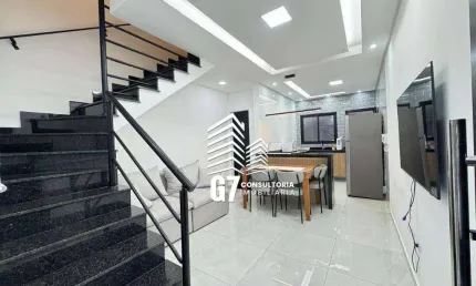 Casa em condomínio fechado com 2 quartos à venda na Rua Panamá, Guilhermina, Praia Grande