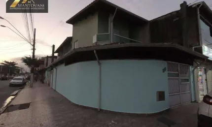 Casa com 2 dormitórios, 60 m² - venda por r$ 350.000,00 ou aluguel por r$ 1.400,00/mês - vila antártica - praia grande/sp