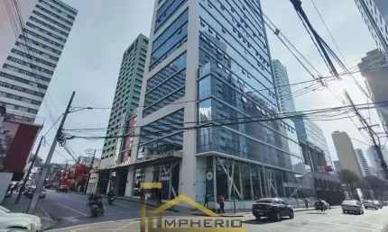Sala comercial de alto padrão à venda em condomínio no centro de curitiba-pr: 1 sala, 1 vaga, 38m²