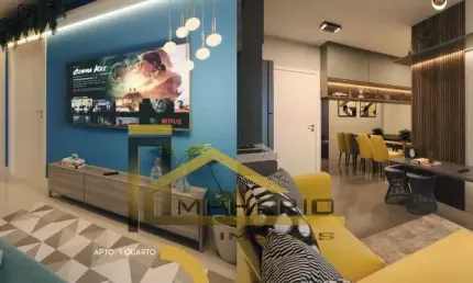 Apartamento com 1 quarto à venda na Avenida República Argentina, 3165, Portão, Curitiba, 55 m2 por R$ 391.000