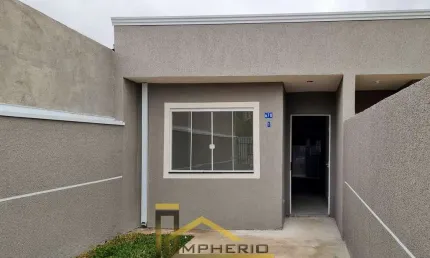 Imperdível casa à venda em curitiba-pr, campo de santana! 2 quartos, 1 sala, 1 banheiro, 43m². confira já!
