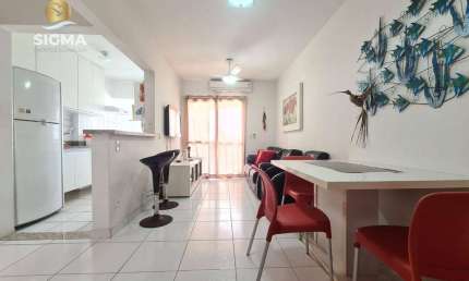 Apartamento com 2 dormitórios à venda, 80 m² por R$ 580.000,00 - Pitangueiras - Guarujá/SP