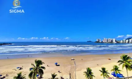 Frente Mar - Apartamento à venda na Praia das Pitangueiras, Pitangueiras - Guarujá/SP