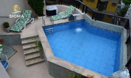 Cobertura com 3 quartos sendo 2 suítes à venda, Enseada, Guarujá.