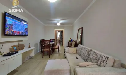 Apartamento com 2 dormitórios à venda, 90 m² por r$ 550.000,00 - pitangueiras - guarujá/sp