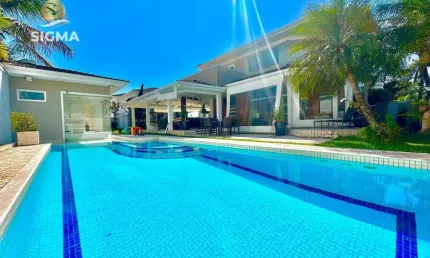 ALTO PADRÃO - Casa à venda com 4 suítes - Lazer completo - 4 vagas - Jardim Acapulco - Guarujá/SP