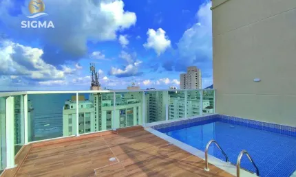 Apartamento com 2 dormitórios  Sendo 1 suíte à venda, 70 m² por R$ 700.000 - Pitangueiras - Guarujá/SP