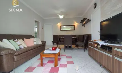 Perto da praia: apartamento com 3 quartos - condomínio com piscina e churrasqueira - 2 vagas - pitangueiras - guarujá/sp.