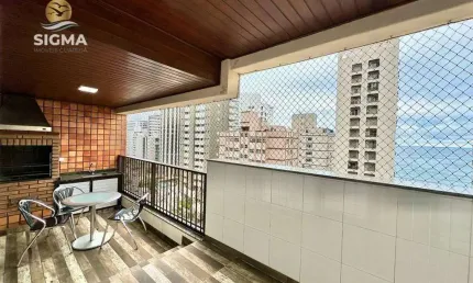 Apartamento com 3 dormitórios à venda, 152 m² por r$ 1.350.000,00 - jardim astúrias - guarujá/sp