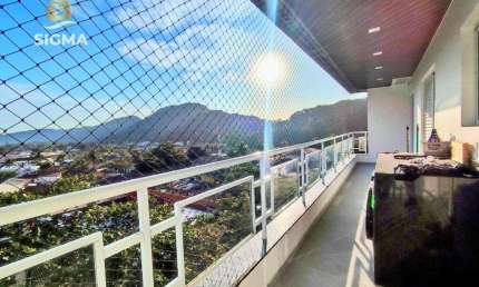 VISTA MAR - Apartamento 2 quartos 1 vaga em prédio com piscina . Guarujá - Tombo