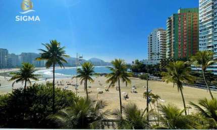 FRENTE MAR - Apartamento à venda na Praia das Astúrias - Guarujá/SP
