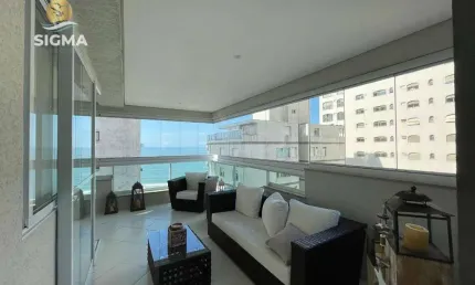 Vista mar - apartamento com 3 dormitórios à venda, 150 m² - jardim astúrias - guarujá/sp