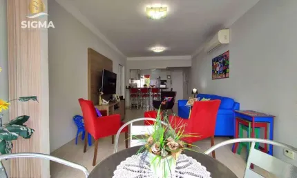 Vista mar - apartamento à venda com 2 dormitórios - 1 vaga - pitangueiras - guarujá/sp
