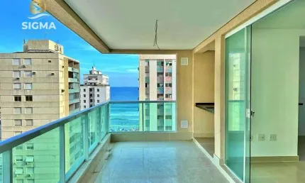 Apartamento com 3 dormitórios sendo 1 suíte  à venda - Lazer - Vista para o mar - Praia Pitangueiras - Guarujá/SP.