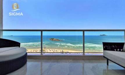 Apartamento com 3 dormitórios sendo 1 suíte à venda, 155 m² por R$ 1.800.000 - Pitangueiras - Guarujá/SP