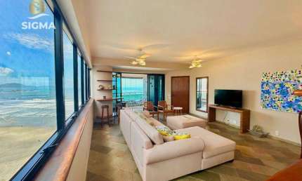Apartamento Frente para o mar  com 3 Suítes  à venda, 212 m² por R$ 2.000.000 - Praia das Astúrias - Guarujá/SP