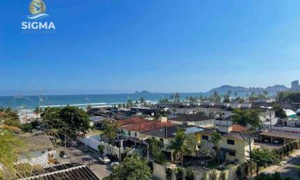 cobertura a uma quadra da praia a venda com 3 dormitórios, área de lazer e 3 vagas de garagem - Praia da enseada, Guarujá.
