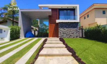 Alto padrão - Casa à venda com 4 suítes - Piscina e churrasqueira - 4 vagas - Jardim Pernambuco II - Guarujá/SP