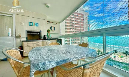 Frente mar - apartamento à venda com 2 dormitório - condomínio com lazer completo - 2 vagas - jardim astúrias - guarujá/sp