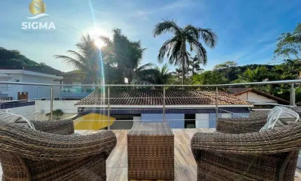 Casa com 5 dormitórios à venda, 220 m² por r$ 1.800.000,00 - pernambuco ii - guarujá/sp