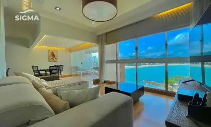 Frente mar - apartamento à venda com 2 dormitórios - condomínio com lazer - 1 vaga - jardim astúrias - guarujá/sp