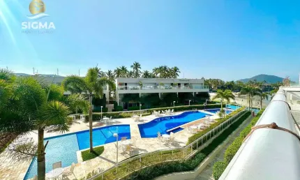 Frente mar - Casa à venda com 5 suítes - Lazer completo - 5 vagas - Pernambuco - Guarujá/SP