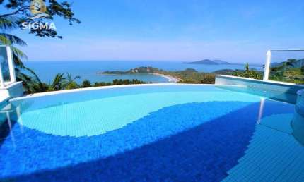Casa na praia, Alto padrão, Vista mar, 4 suítes, Lazer, 10 vagas, Taguaíba, Guarujá.