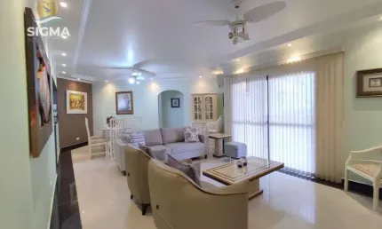 Apartamento com 4 suítes à venda na praia das pitangueiras, guarujá/sp.