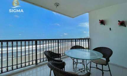 Apartamento com 4 dormitórios à venda, 210 m² por R$ 1.300.000,00 - Pitangueiras - Guarujá/SP