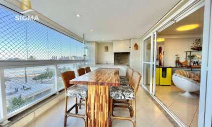 FRENTE MAR - Apartamento à venda, 171 m² por R$ 2.440.000 - Pitangueiras - Guarujá/SP