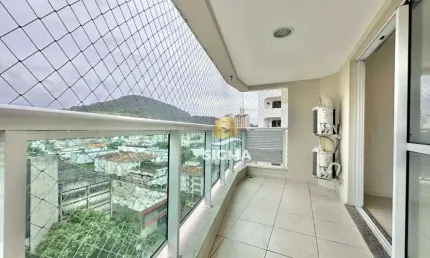Apartamento com 2 dormitórios à venda, 80 m² por r$ 590.000,00 - pitangueiras - guarujá/sp