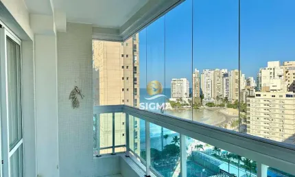 Apartamento com 2 quartos sendo 1 suíte à venda na praia das astúrias - guarujá/sp.